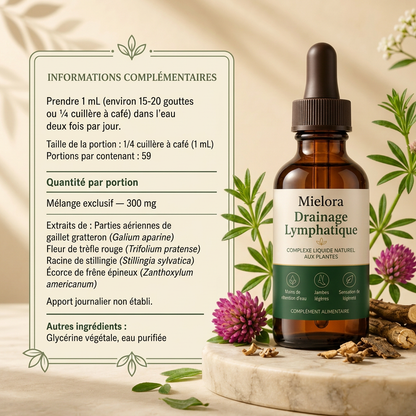 Composition : 5 plantes drainantes, posologie et ingrédients